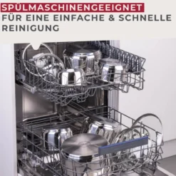 Kochtopf mit Deckel Lara, Ø20cm, 3L, Edelstahl