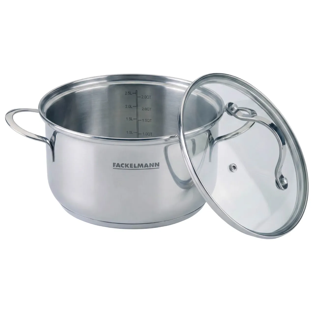 Kochtopf mit Deckel Lara, Ø20cm, 2,5L, Edelstahl