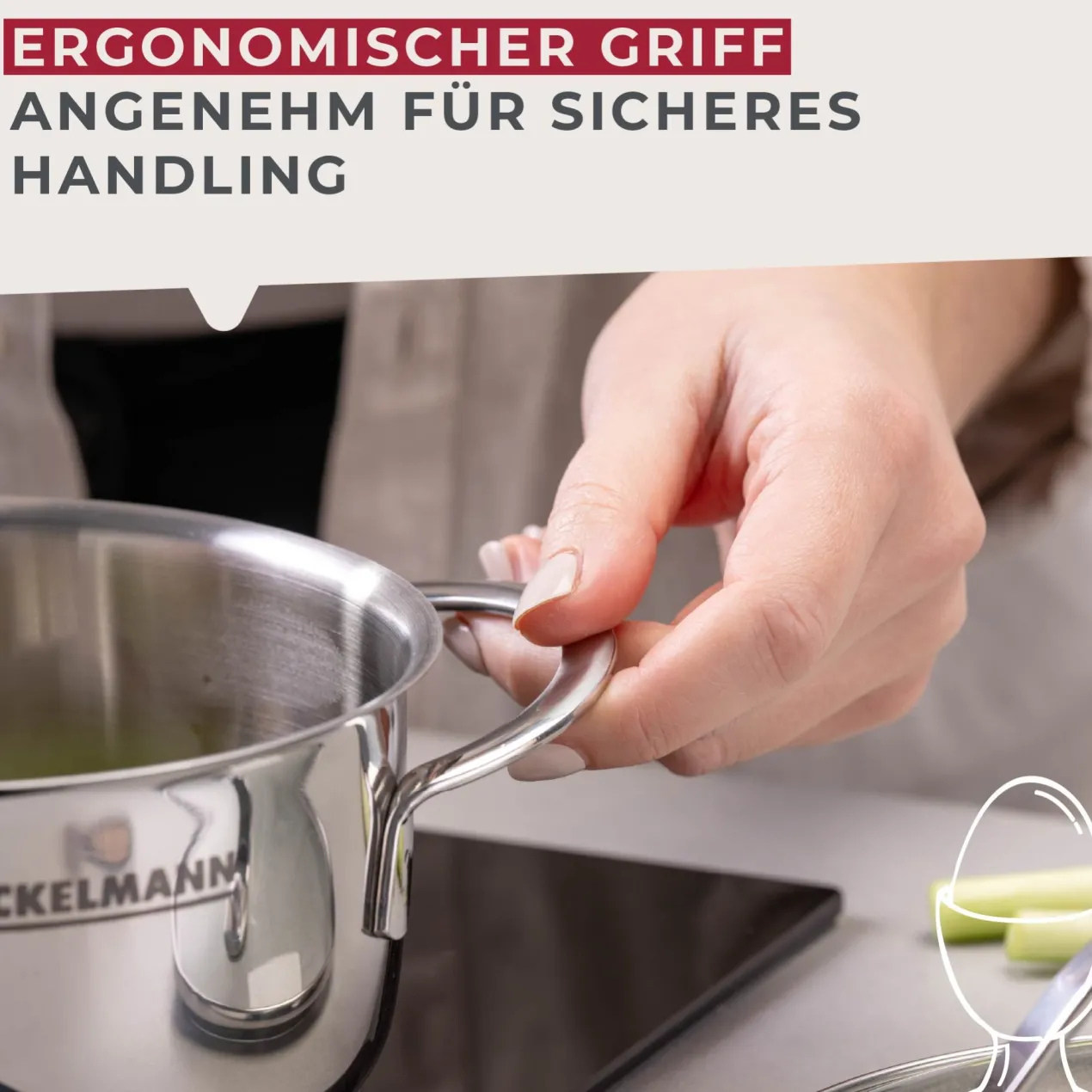 Kochtopf mit Glasdeckel Lara, Ø14cm