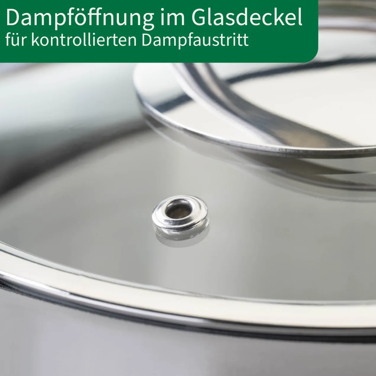 Kochtopf mit Glasdeckel Leipzig, Ø20cm