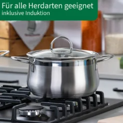 Kochtopf mit Glasdeckel Leipzig, Ø20cm
