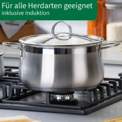 Kochtopf mit Glasdeckel Leipzig, Ø24cm
