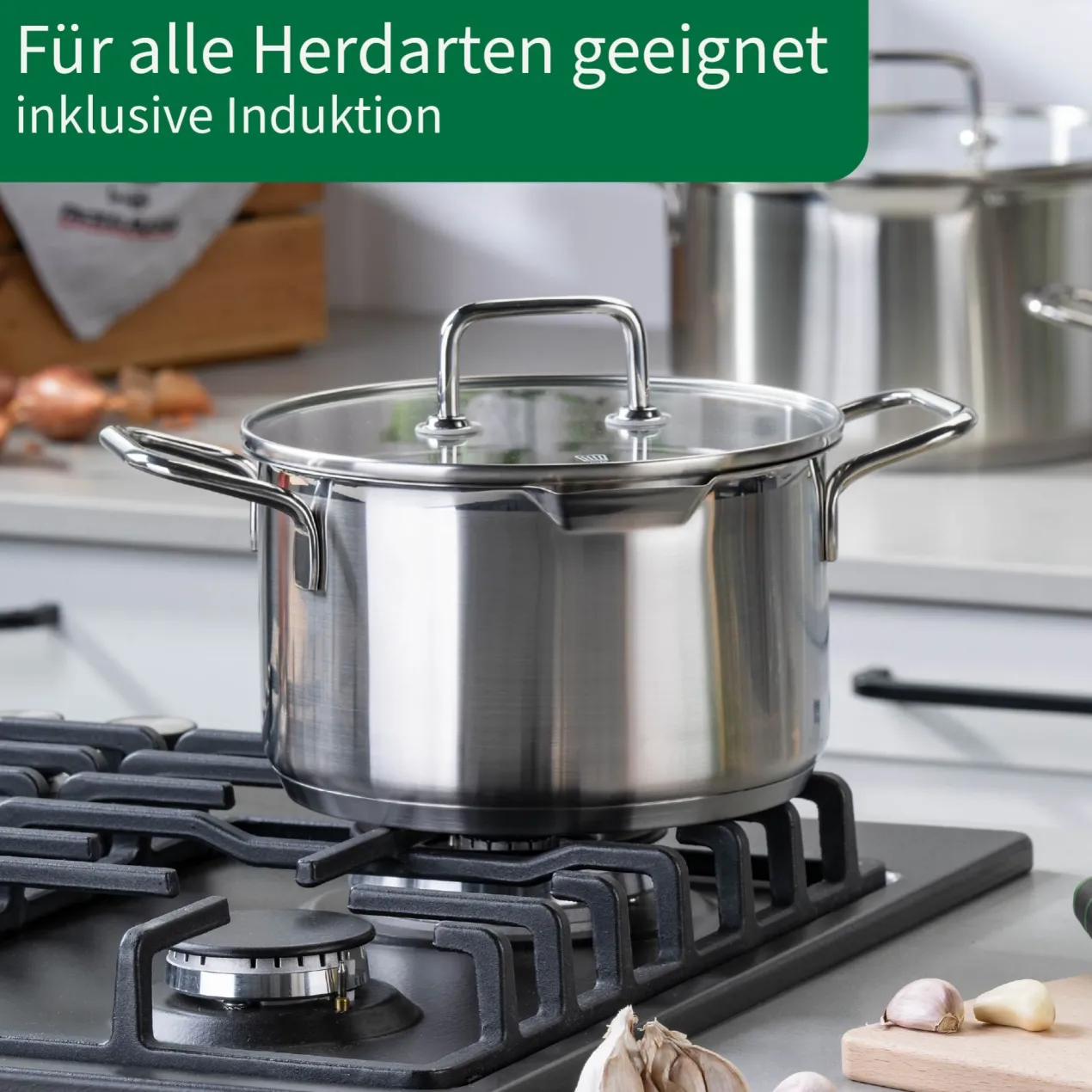 Kochtopf mit Glasdeckel Nürnberg, Ø20cm