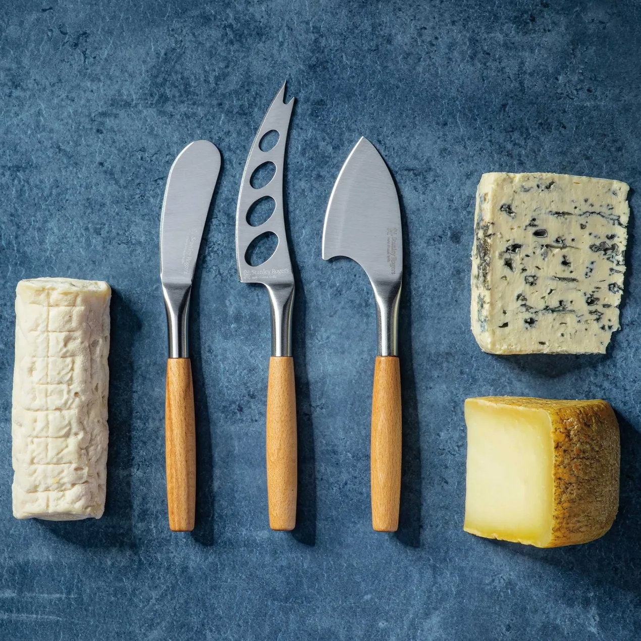 Käsemesser-Set für Frisch-, Weich- und Hartkäse, 3-teilig
