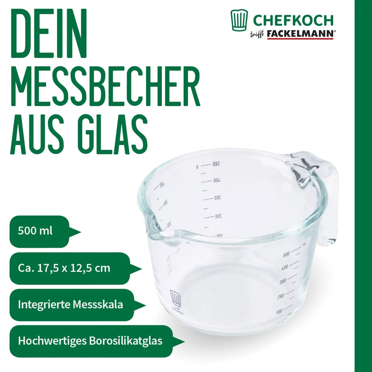 Messbecher Alles aus Glas, 500ml