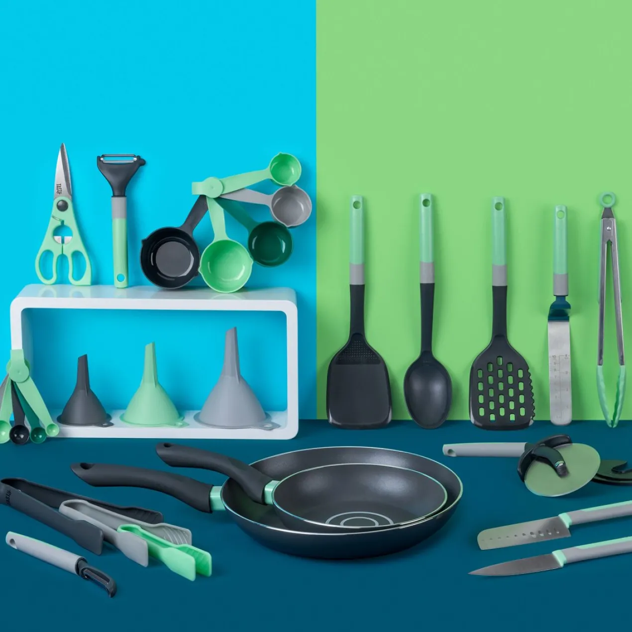 Messbecher und Messlöffel-Set Go Green,10-tlg