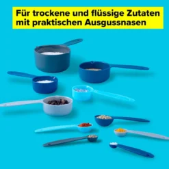 Messbecher und Messlöffel-Set, 10-teilig
