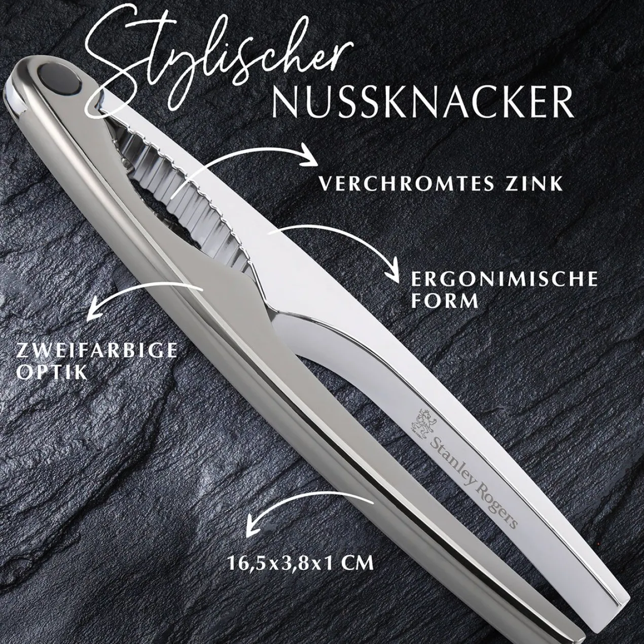 Nussknacker, 17cm, zweifarbig