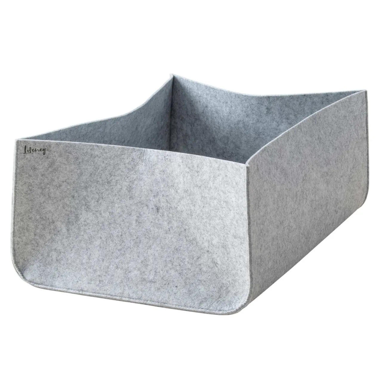 Organize your closet Aufbewahrungsbox, 54x37x21 cm, Filz, grau