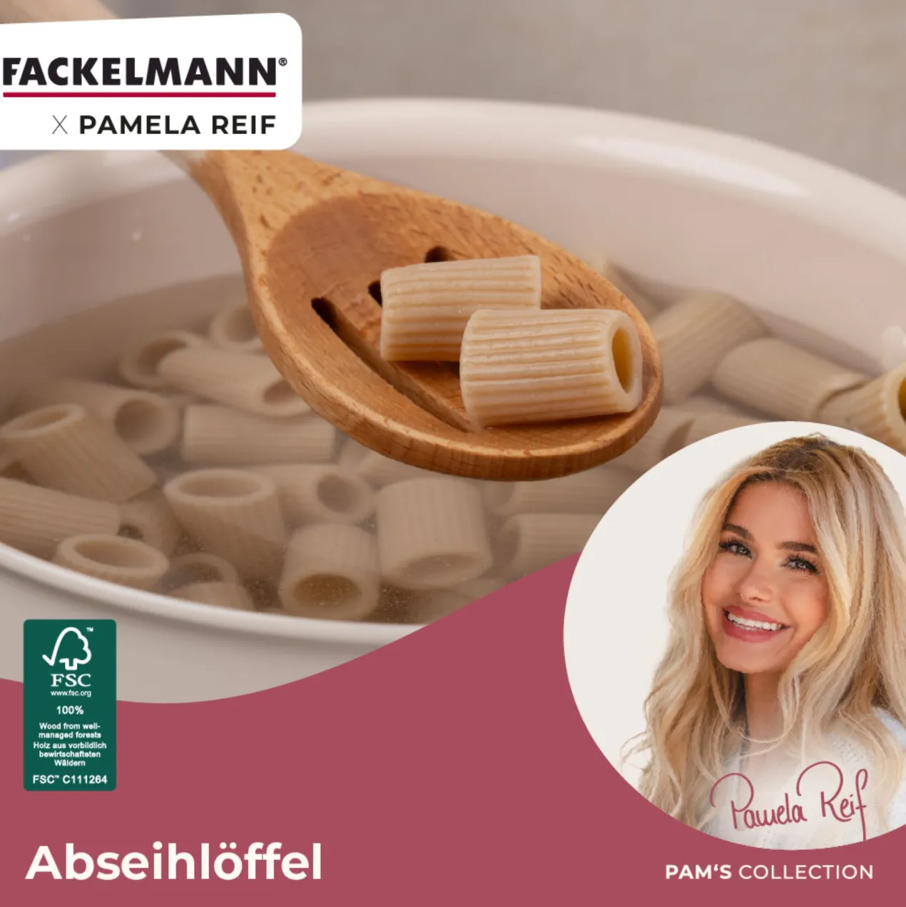 Pamela Reif Abseihlöffel, Buchenholz