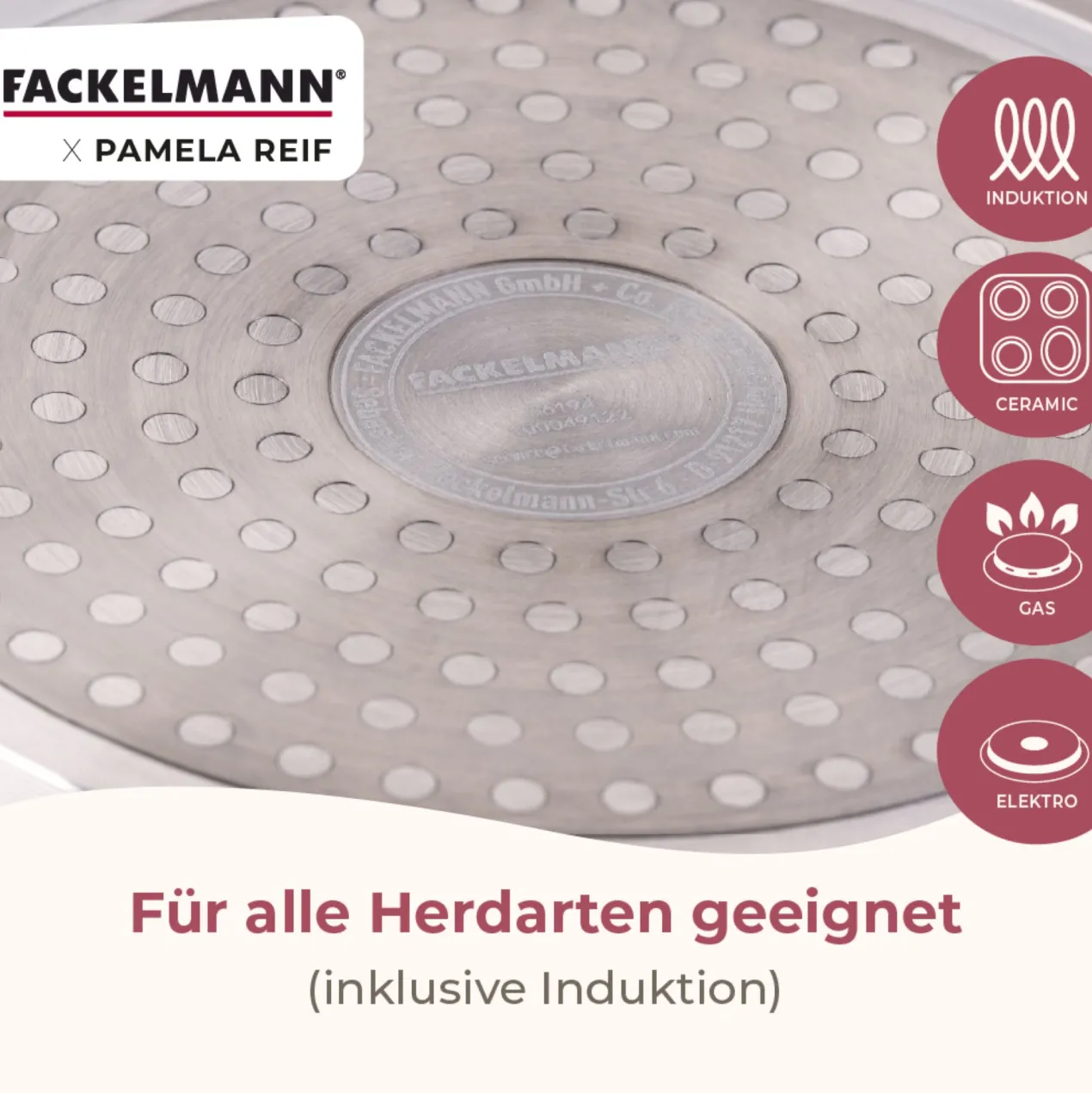 Pamela Reif Bratpfannen-Set Signature, Keramik, Gold-Griff, Ø24+28cm – 20% Rabatt mit Code: COOK20