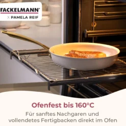 Pamela Reif Bratpfannen-Set Signature, Keramik, Gold-Griff, Ø20+24+28cm – 20% Rabatt mit Code: COOK20