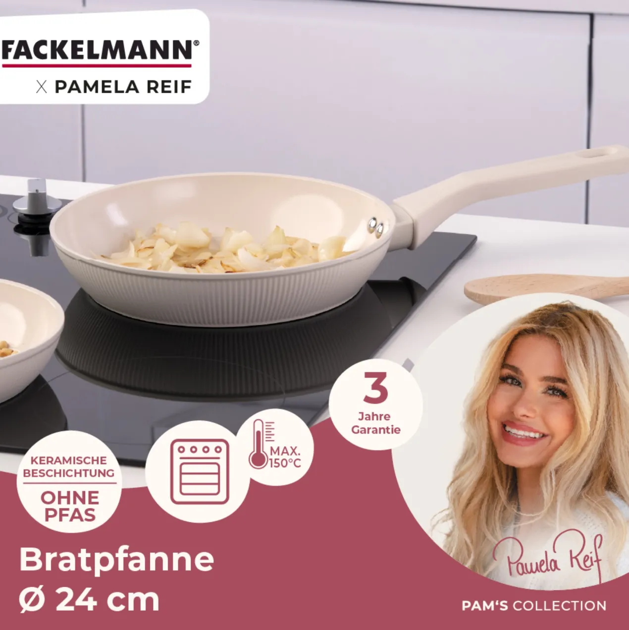 Pamela Reif Bratpfanne Shell, Ø24cm