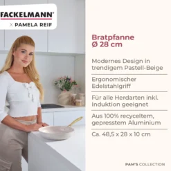 Pamela Reif Bratpfanne Signature, Ø28cm – 20% Rabatt mit Code: COOK20