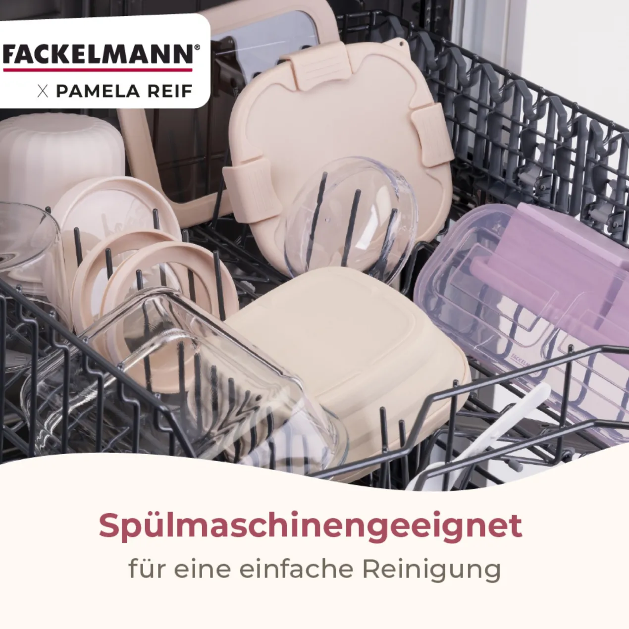 Pamela Reif Gefrierbox Lavendel, 2x250ml, Silikon