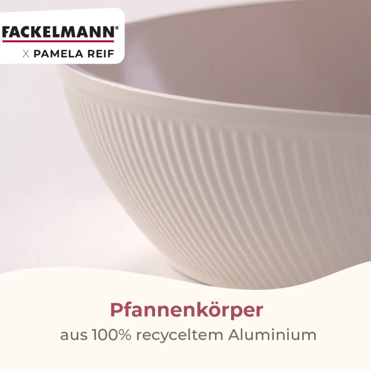 Pamela Reif Hochrandpfanne Shell, Ø28cm