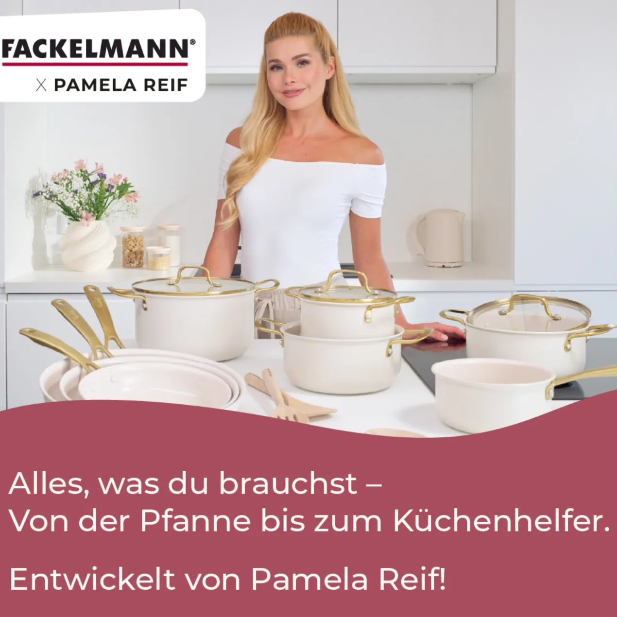 Pamela Reif Kochgeschirr-Set Signature, 9-teilig – 20% Rabatt mit Code: COOK20