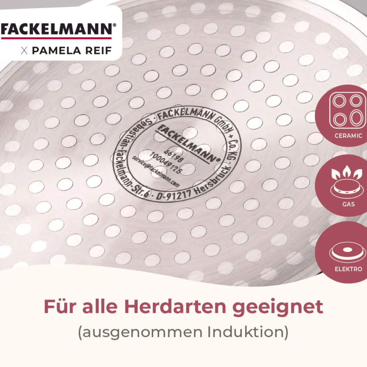 Pamela Reif Kochtopf mit Deckel Signature, Ø16cm – 20% Rabatt mit Code: COOK20
