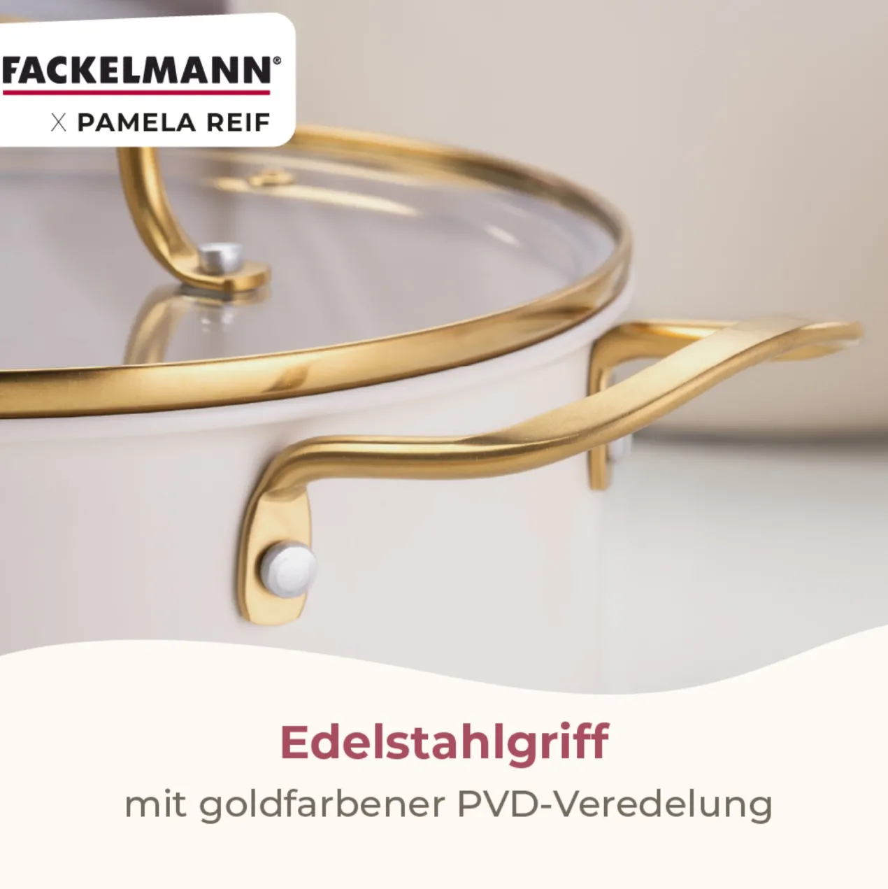 Pamela Reif Kochtopf mit Deckel Signature, Ø16cm – 20% Rabatt mit Code: COOK20