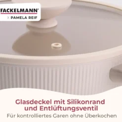 Pamela Reif Kochtopf mit Deckel Shell, Ø24cm