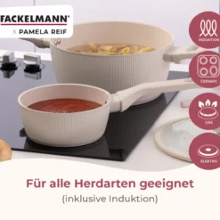 Pamela Reif Kochtopf mit Deckel Shell, Ø20cm