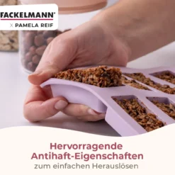 Pamela Reif Müsliriegelform lila, 12er