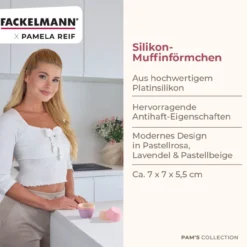 Pamela Reif Muffinförmchen, Silikon 12-teilig