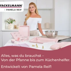 Pamela Reif Teigschaber Rosa, Silikon