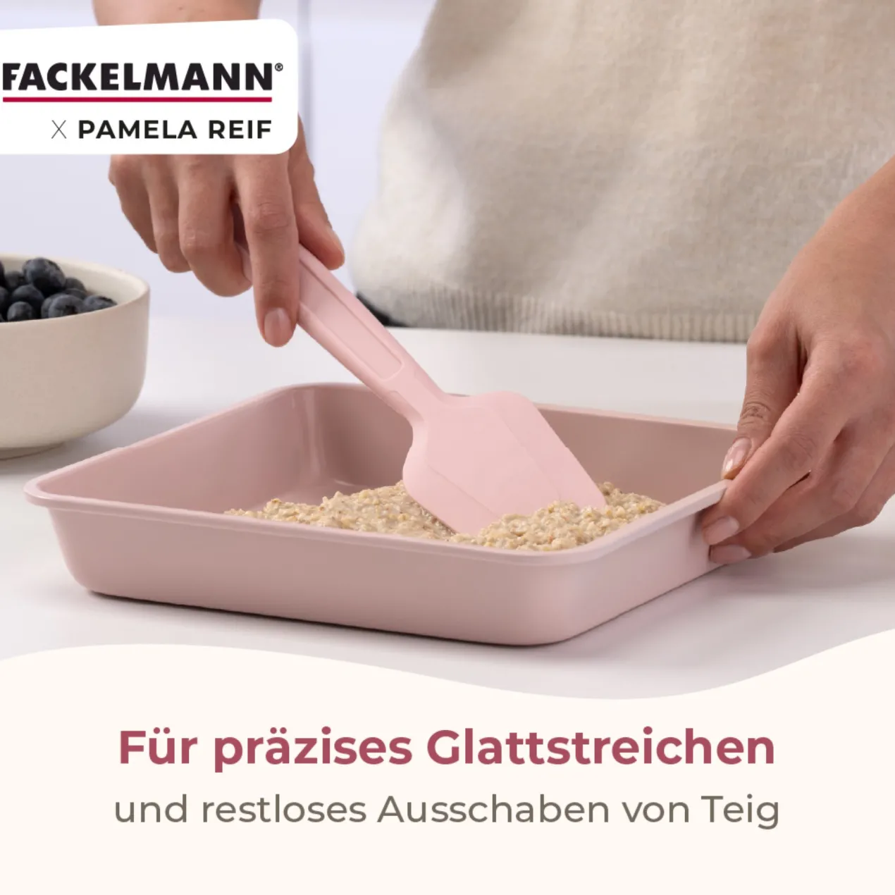Pamela Reif Teigschaber Rosa, Silikon