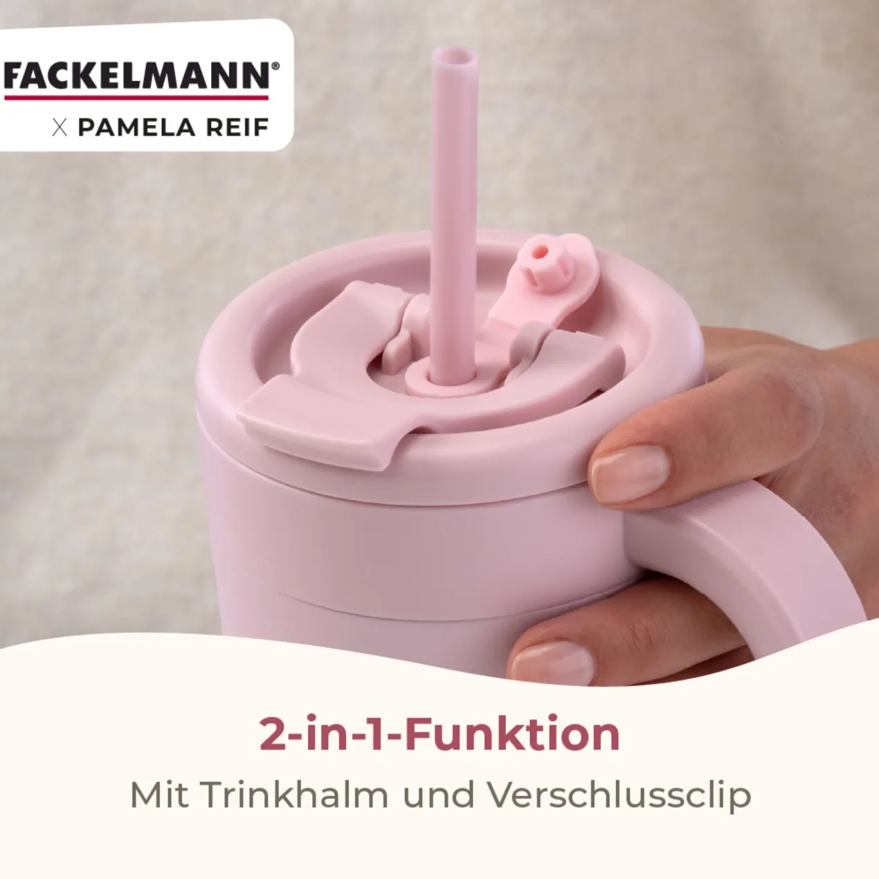 Pamela Reif Thermotrinkbecher Rosa, 720ml