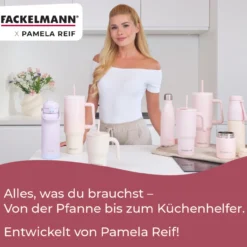 Pamela Reif Thermotrinkbecher Rosa, 1,2L