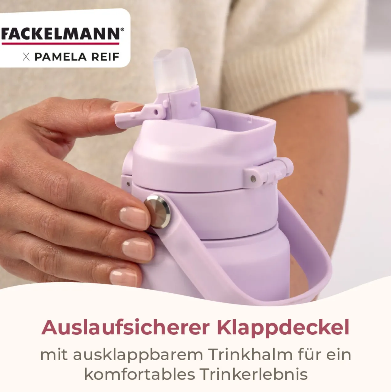 Pamela Reif Thermotrinkflasche, lila, 720mL