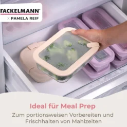 Pamela Reif Vorratsdose Glas, stapelbar