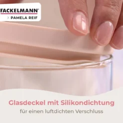 Pamela Reif Vorratsglas 1L, stapelbar