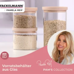 Pamela Reif Vorratsglas 1L, stapelbar