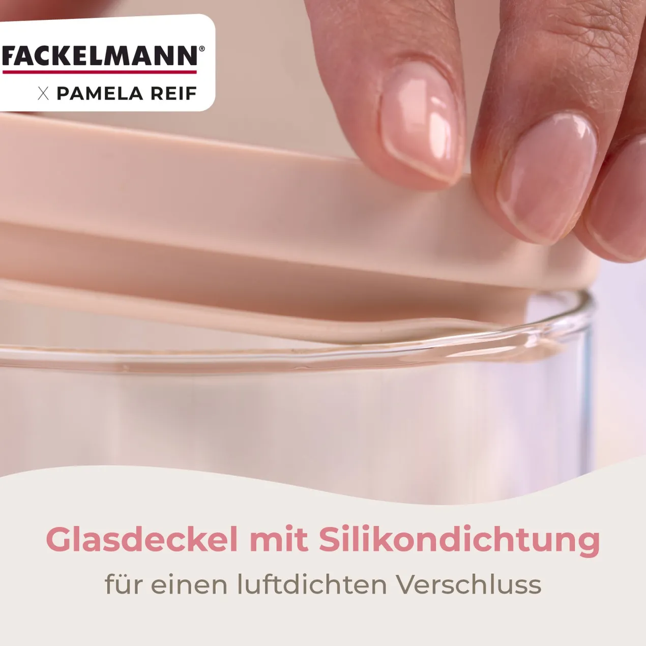 Pamela Reif Vorratsglas 500ml, stapelbar