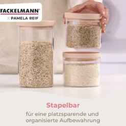 Pamela Reif Vorratsglas 500ml, stapelbar