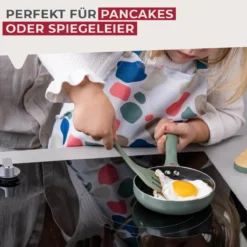 Pfanne Mini Cooking, grün, Ø12cm