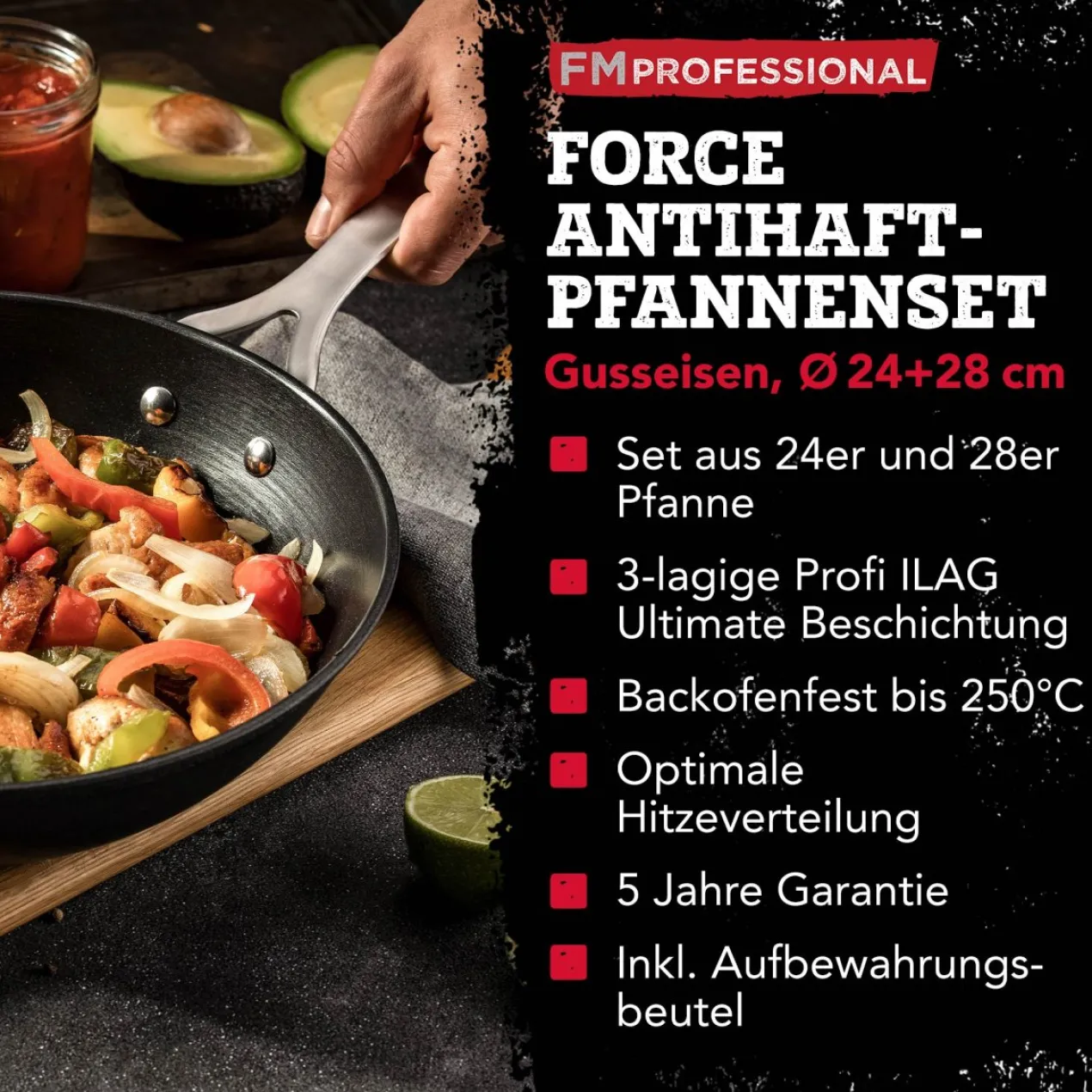 Pfannen-Set "Force", 2-teilig