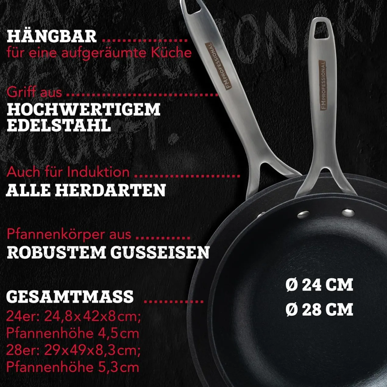 Pfannen-Set "Force", 2-teilig