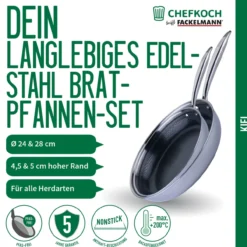 Pfannen-Set Kiel Ø24+28cm