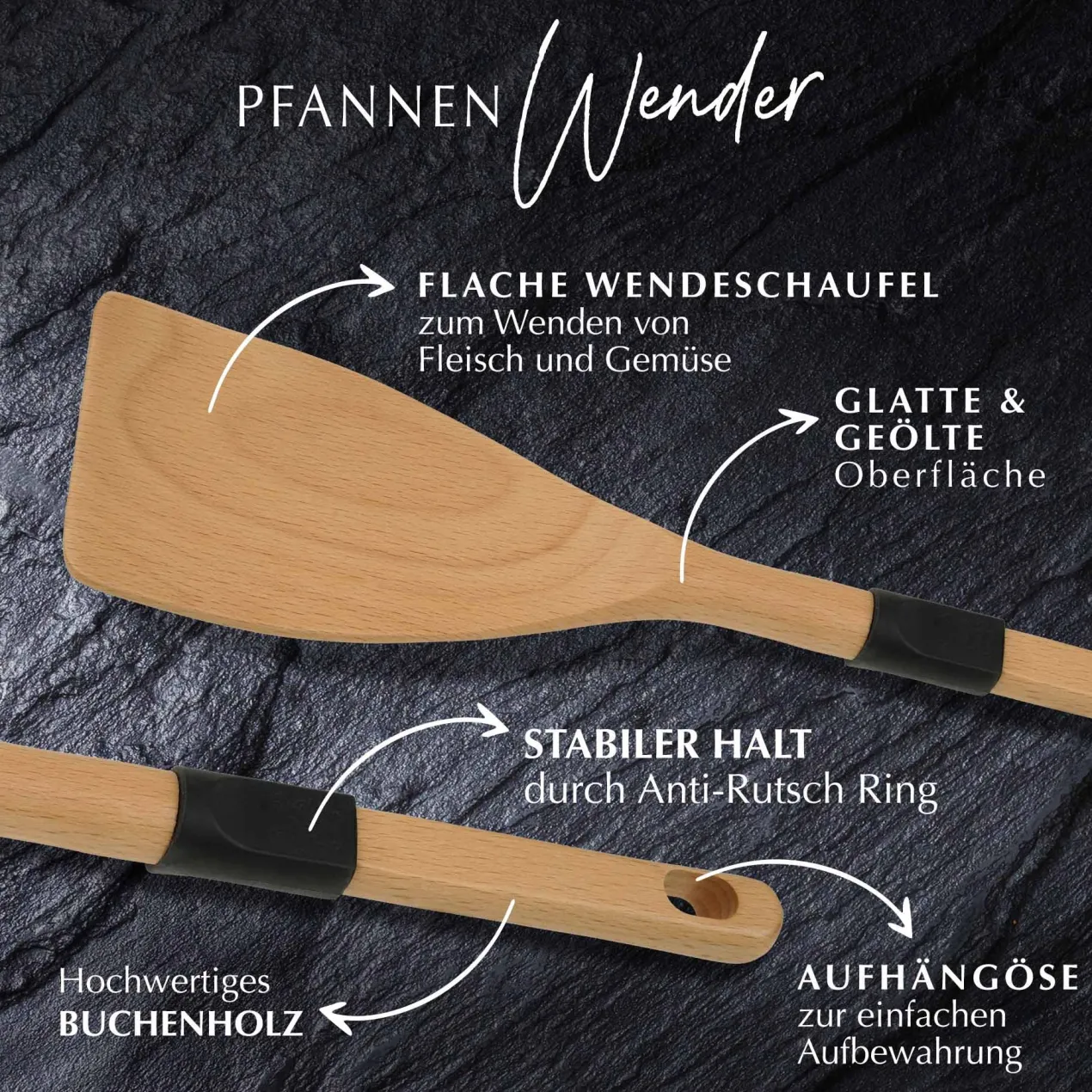 Pfannenwender, 31cm
