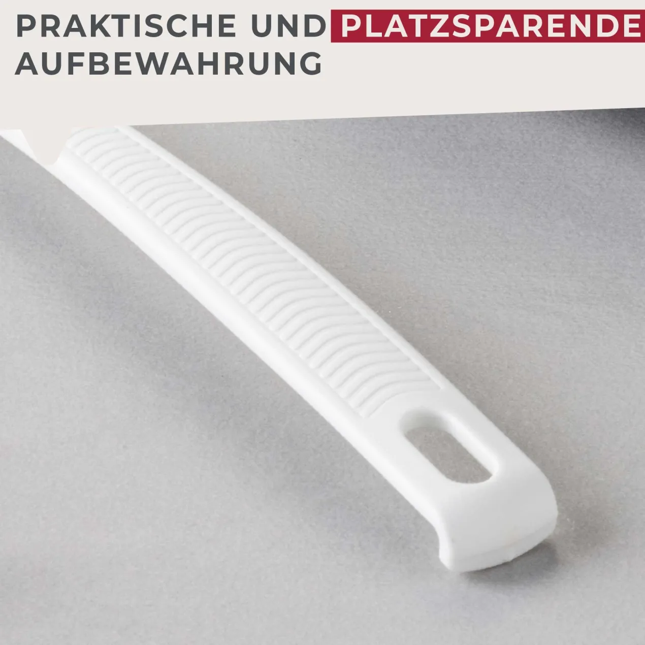 Pfannenwender Essential, cremeweiß