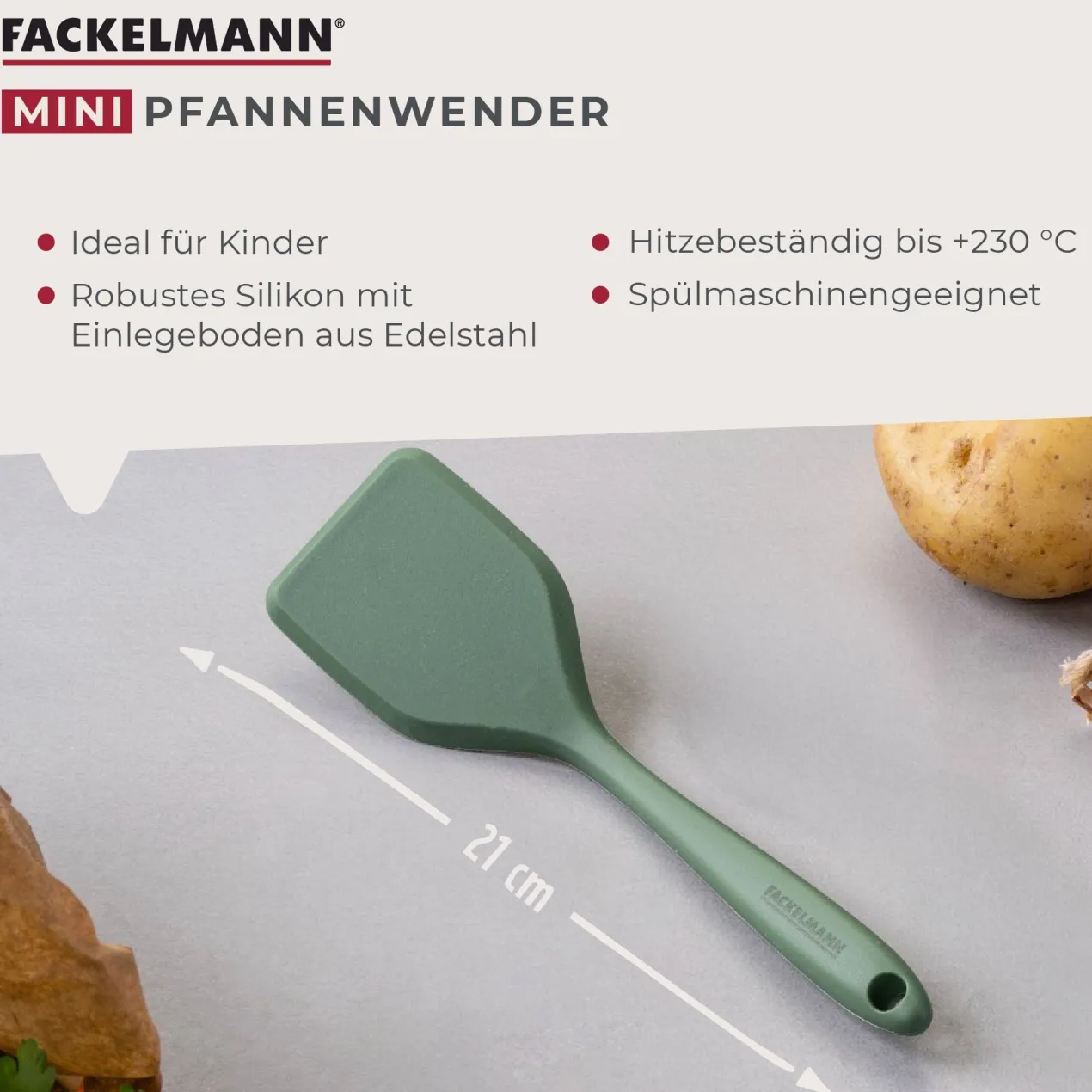 Pfannenwender Mini Cooking, grün