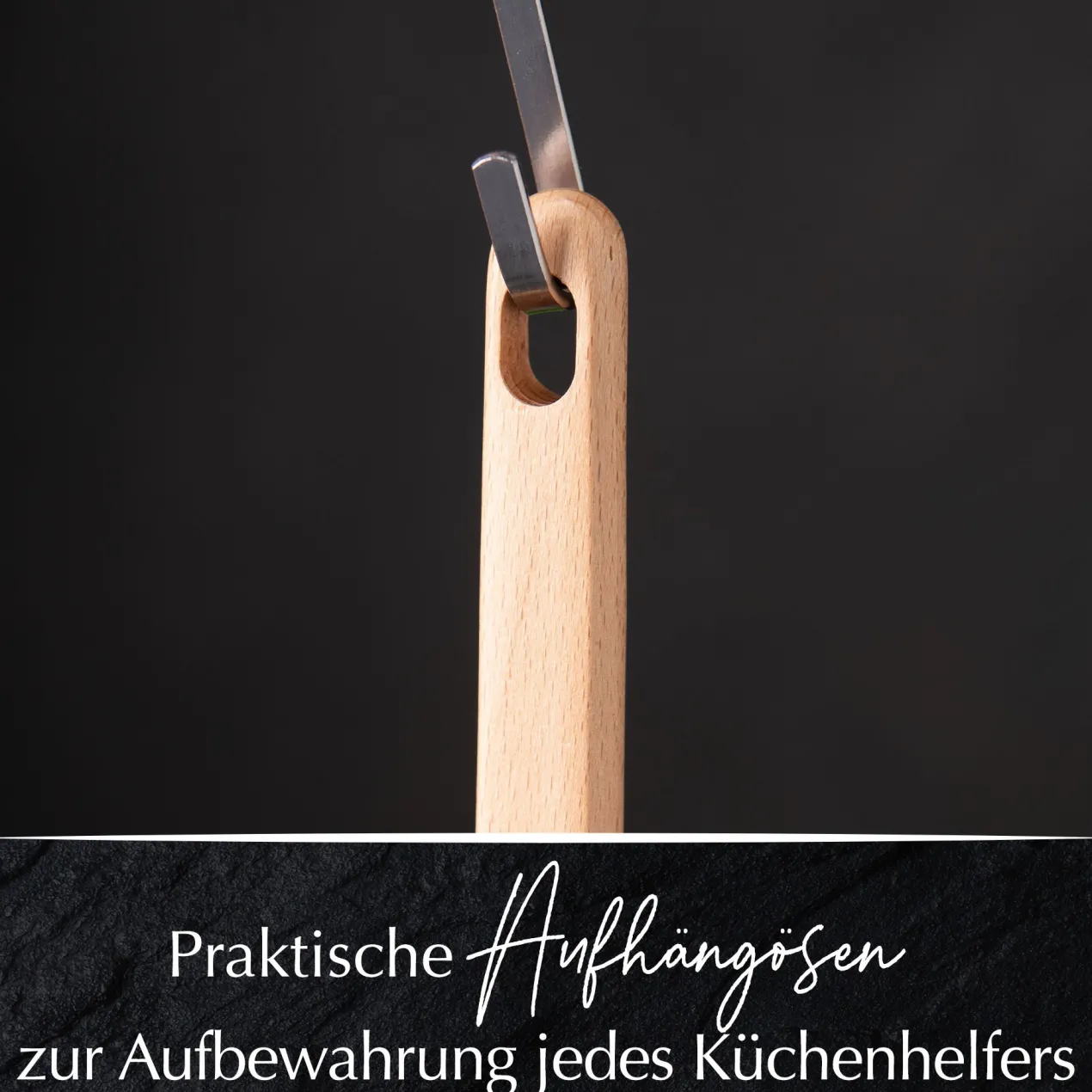 Pfannenwender mit Schlitzen, 31cm