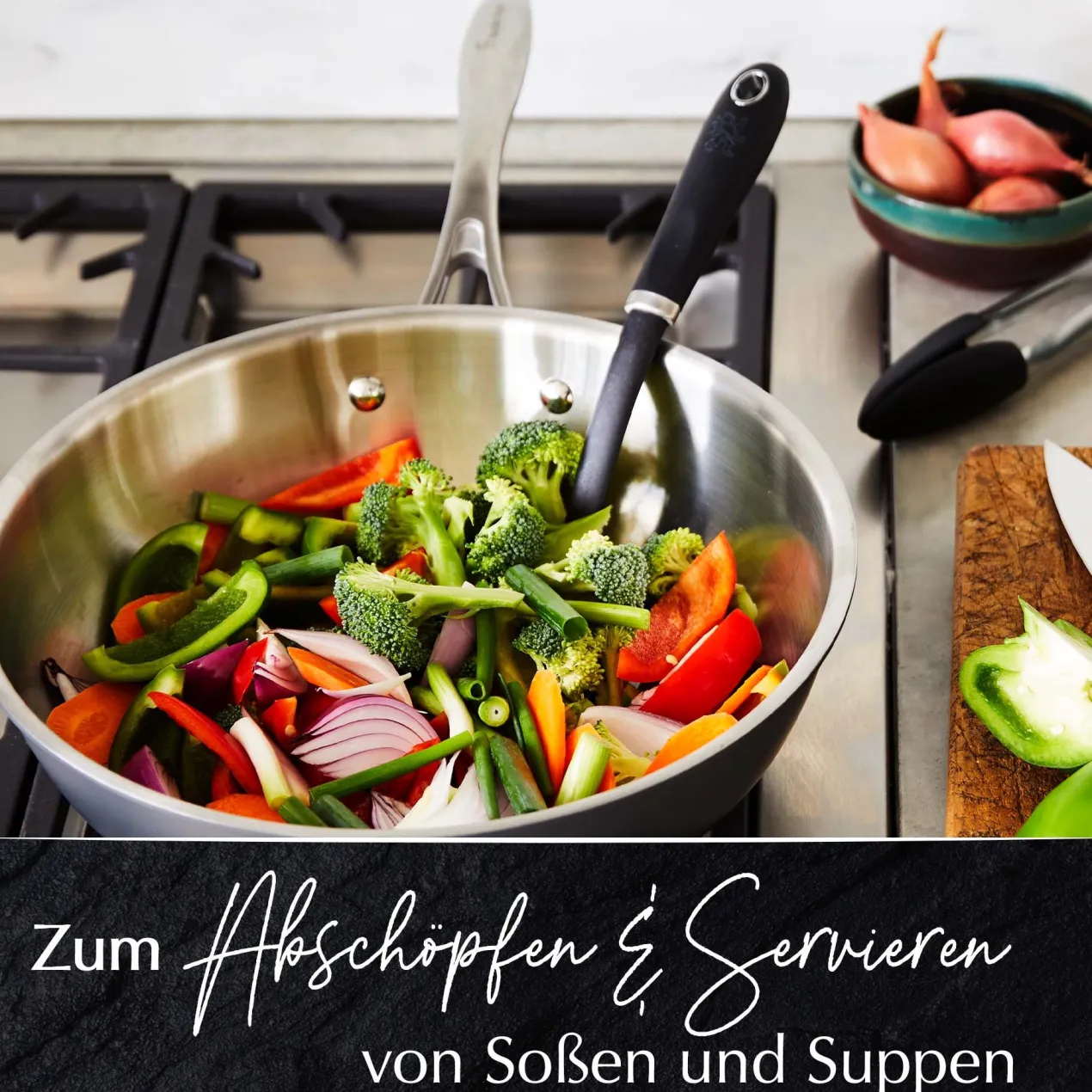 Pfannenwender mit Schlitzen Pride, 32cm