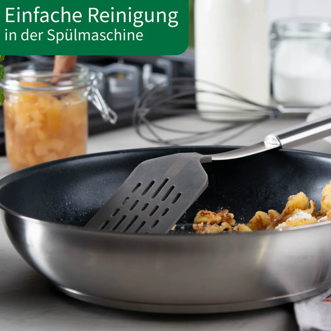 Pfannenwender mit Schlitzen München, 31cm