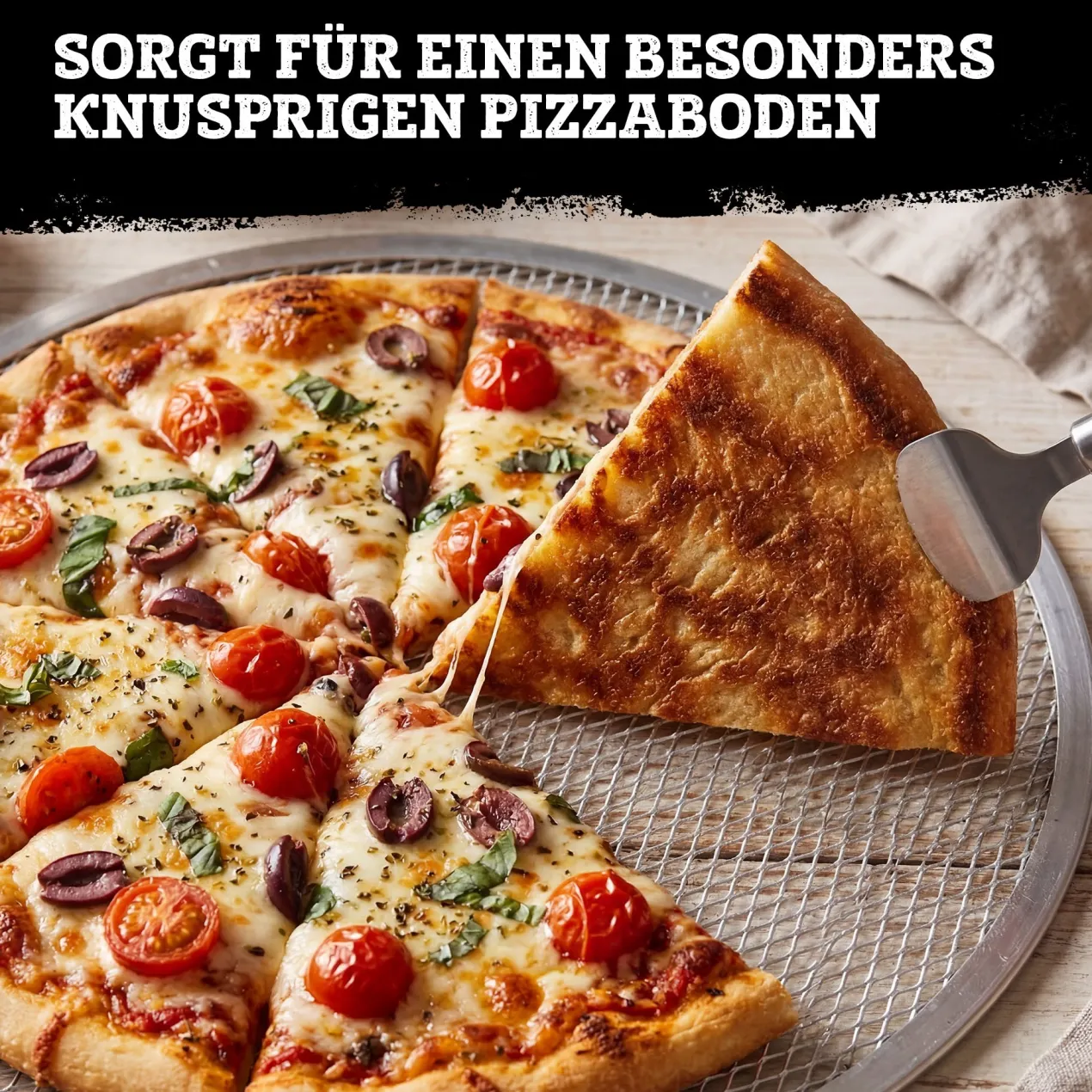 Pizzagitter, Ø30,5cm, Aluminium