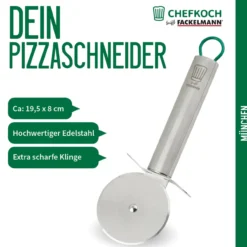 Pizzaschneider München, 20cm, Edelstahl
