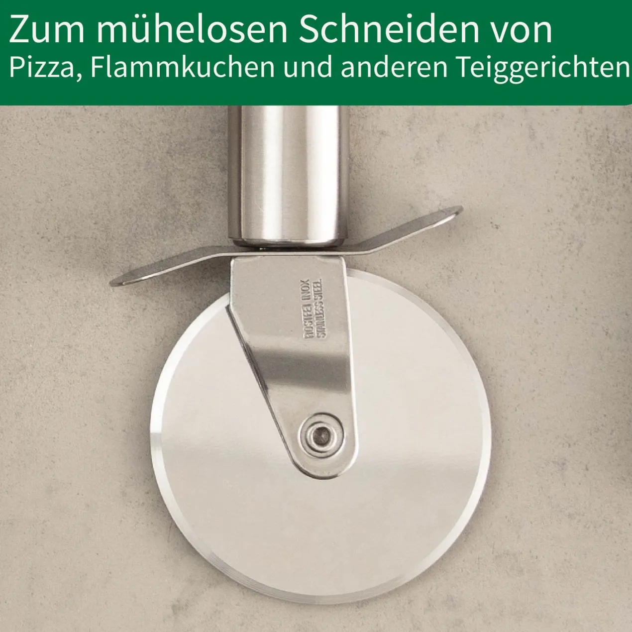 Pizzaschneider München, 20cm, Edelstahl